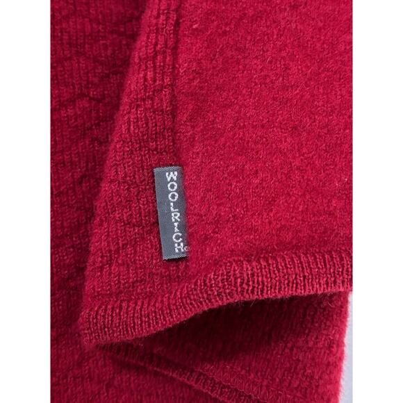 WOOLRICH Womens Size XL Full Zip Up Ruby 100% Wool Vest - Picture 10 of 12